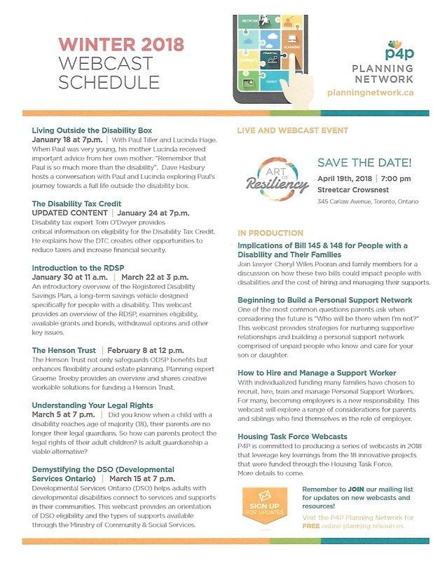 p4p Winter 2018 Webcasts p4p Winter 2018 Webcasts